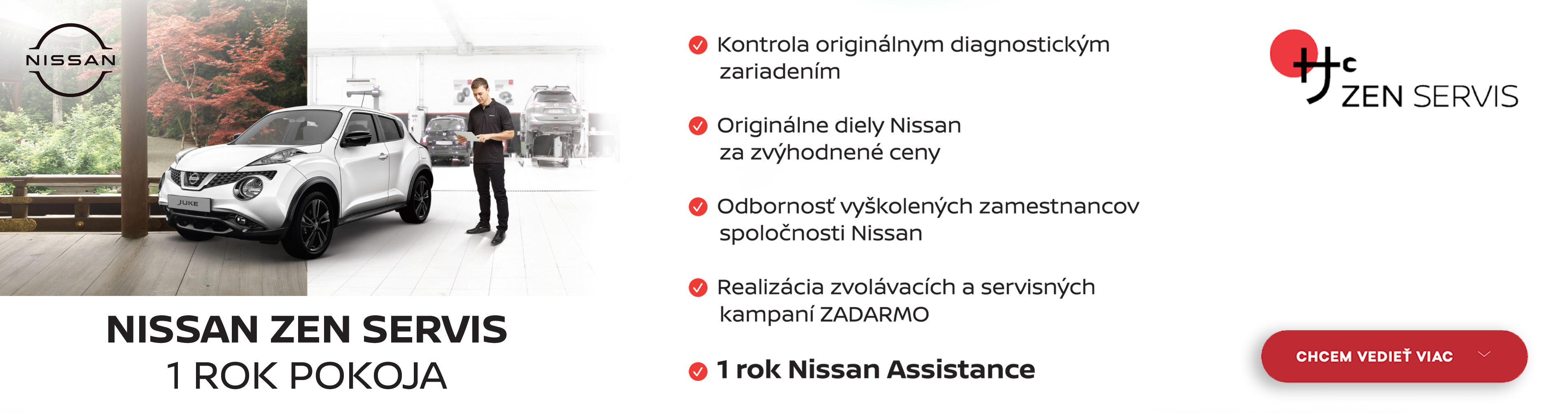 NISSAN ZEN SERVIS - 1 rok pokoja