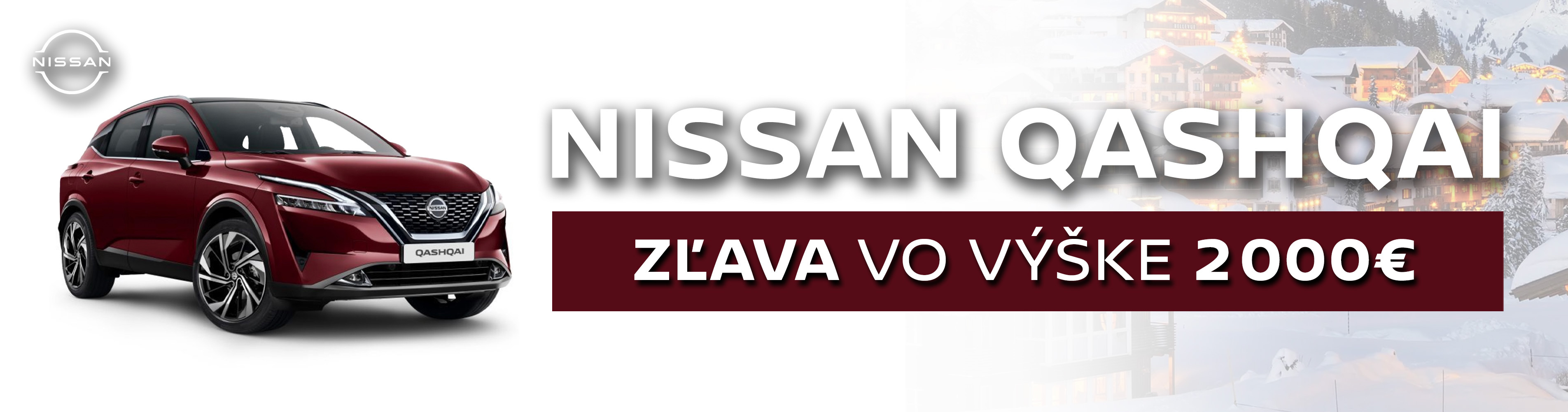 Nissan Qashqai teraz so ZĽAVOU až do výšky 2500€
