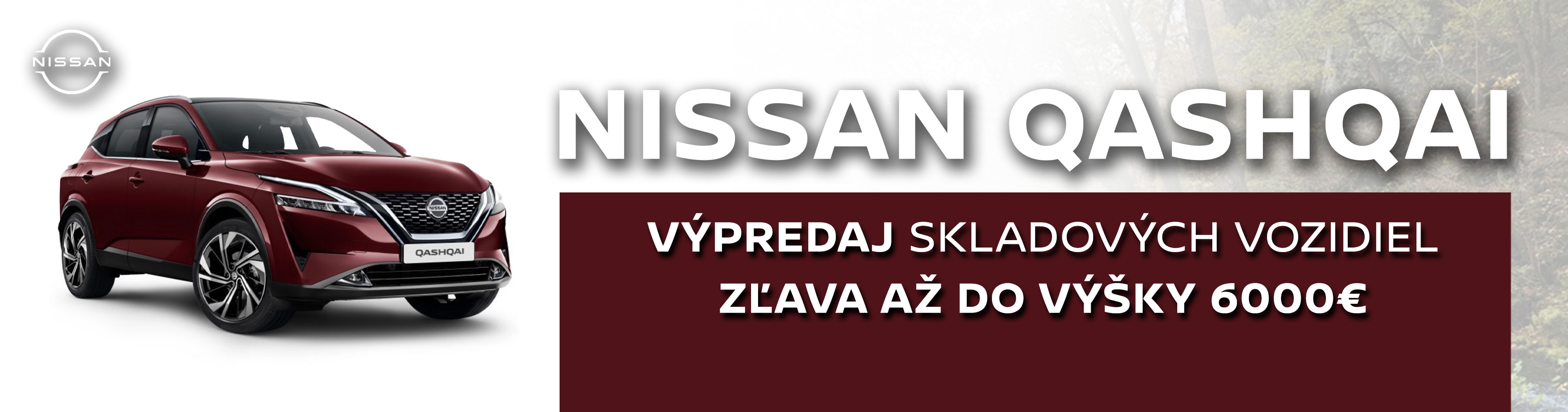 Nissan Qashqai teraz so ZĽAVOU až do výšky 2500€